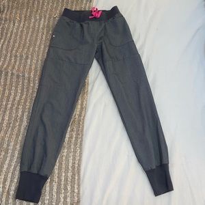 Figs Women’s Graphite (Pink String) Nepal Tall Slim Jogger Scrub Pants